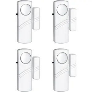 Door Window ,  Sensor Door Window Burglar , Door Alarms for  Safety, Easy Installation Doorbell Alarms for Office House Window Pool (4 Pack)