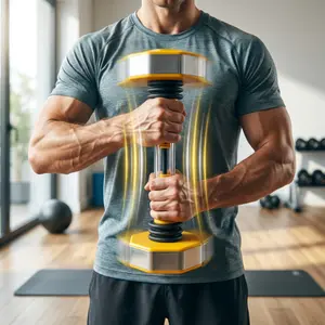 Adjustable Dumbbell ,  Weight Set Use as Dumbbell, Barbell, Kettlebell and Push-up Pesas Para Ejercicios en Casa, Christmas gift idea Msulti-functional Fitness Exercise Equipment for Home Gym