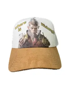 LUXEFIT Baseball Hat “Where is Wukong” painted hat suitable for any occasion.