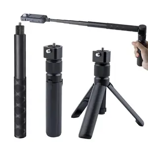 Bullet Time Rotating Handheld Tripod Selfie Stick Set, Phone Selfie Tripod, Compatible with Insta360 X4/x3/go 3s/one Series, Sports Camera Accessories, Photography Camera Accessories