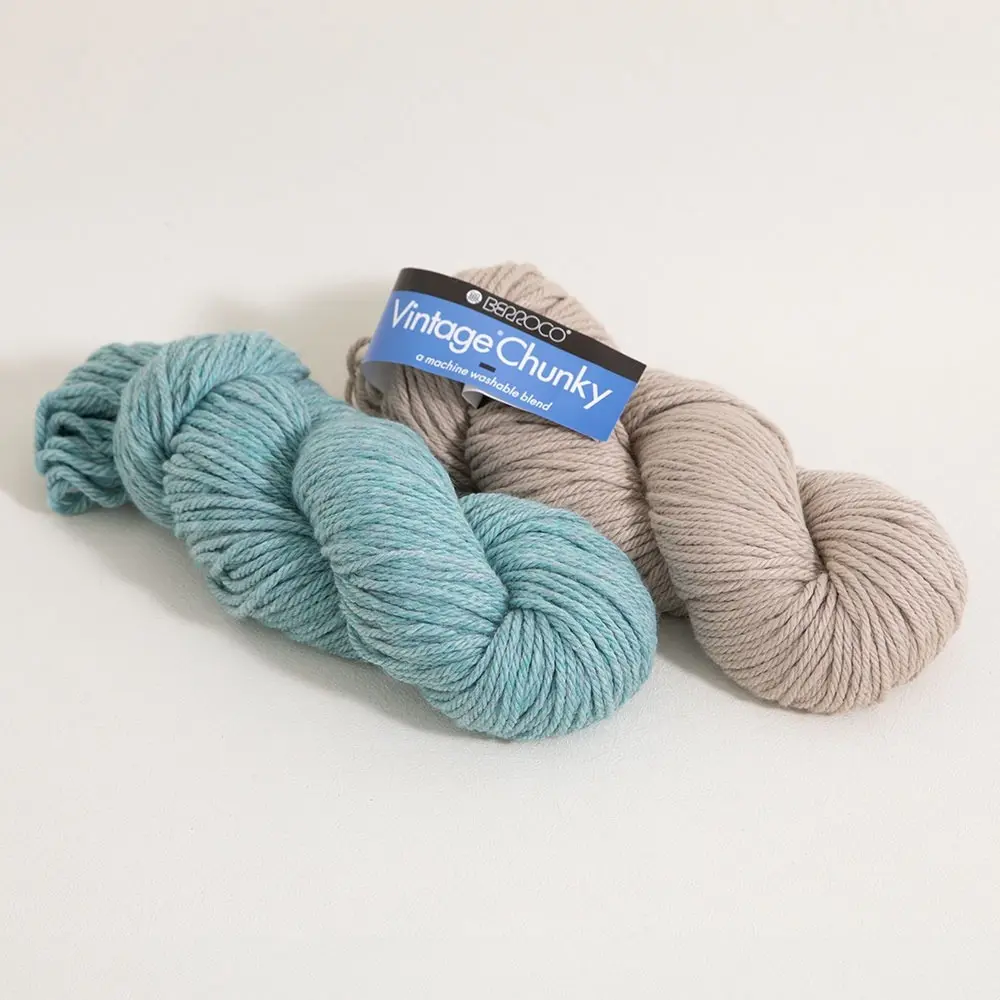 Berroco Vintage Chunky Yarn | Soft, Washable Acrylic Wool Blend for Cozy Knitting & Crochet Projects