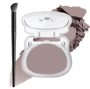 Noerrors Taupe to Mauve Cool Toned Contour Palette, Lightweight Smooth Blendable Matte Grey Pressed Powder Contour for Fair Pale Olive Light Skin, Nose Contouring Face Sculpting Cream Bronzer Makeup