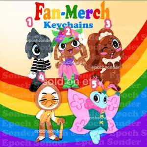 Toon Keychains | Blot, Bassie, Cocao, Eggson, Flyte Acrylic keychains preorder