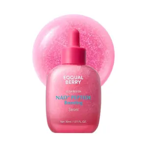 EQQUALBERRY NAD+ PeptideBoosting Smoothie Serum - Anti-AgingKorean Skin Care | Firming Serum with 5Ceramides & Vegan Collagen for Wrinkles &Radiant Glow(1.01oz/30ml)