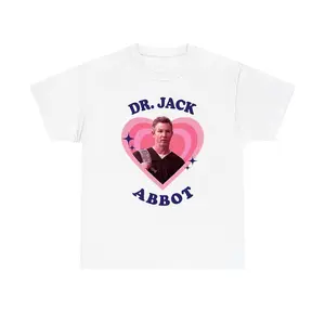 Dr. Jack Abbot retro pop art heart , Funny Dr. Jack Abbot (Shawn Hatosy) crewneck shirt