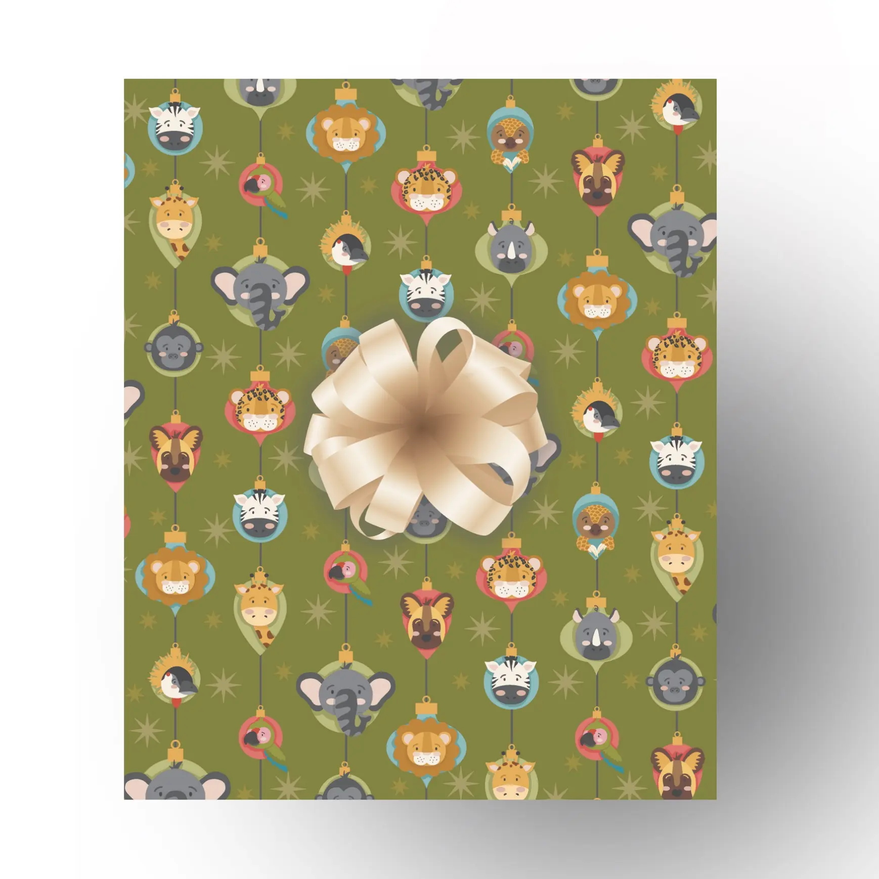 Wildlife Conservation Network Wrapping Paper - 100% Recyclable and Compostable - Conservation Decorations