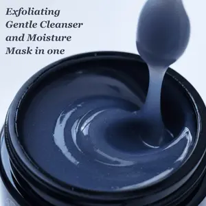 NILCEUTICA Blue Tansy Exfoliating Daily Gentle Cleansing Balm & Moisture Mask 3-in-1 Cleanser Exfoliator Moisturizer for Dry Sensitive Skin