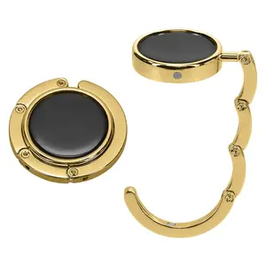Purse Hanger for Table (Set of 2) - Purse Hook for Table - Folding Handbag Hanger - Portable Bag Holder