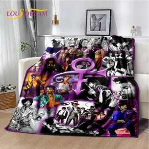 Prince Rogers Nelson Artist Purple Rain Blanket,Soft Throw Blanket for Home Bedroom Bed Sofa Picnic Travel Office Cover Blanket