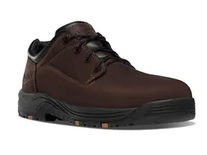 Caliper Men’s 3” Brown Aluminum Toe Boots Durable & Comfortable Work Shoes Safe Stylish Protection Round Toe