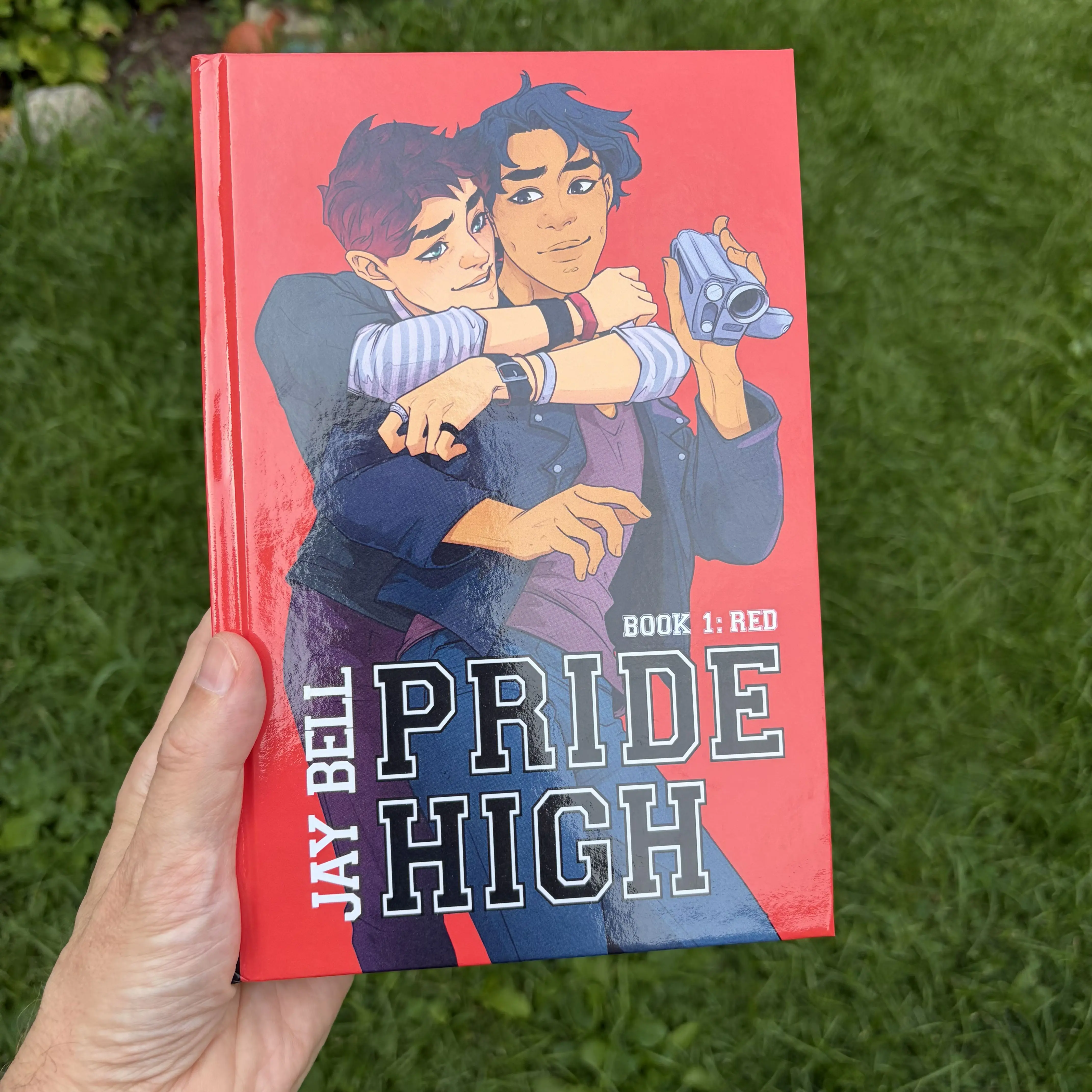 Pride High - Book 1: Red by Jay Bell - signed gay coming of age book - high school romance LGBT Novel