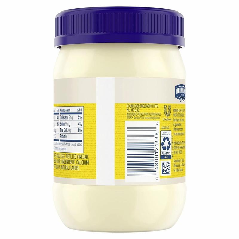 Hellmann's Real Mayonnaise Real Mayo For a Creamy Sandwich Spread or Condiment Gluten Free, Made With 100% Cage-Free Eggs 15 oz