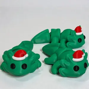 Christmas Axolotl Articulated Toy