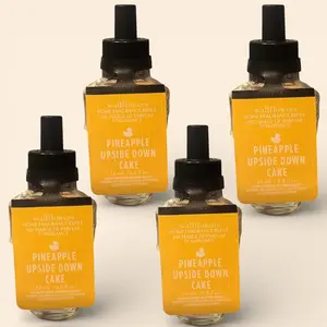 Wallflowers Pineapple Upside Down Cake Home Fragrance Refill, 24ml/0.8fl oz, 4-Pack