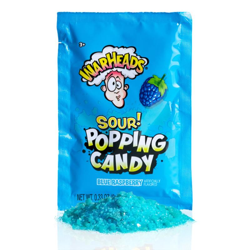 Warheads Popping Candy - Classic Candy Snack with Tart Flavor Explosions - Sweet Treat with Popping Reaction - Bonbon