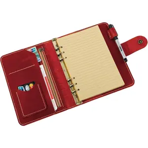 Leather A5 Binder Planner, Refillable Journal, Leather Notebook,Christmas Gifts