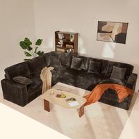 Grey--Right Facing Chaise