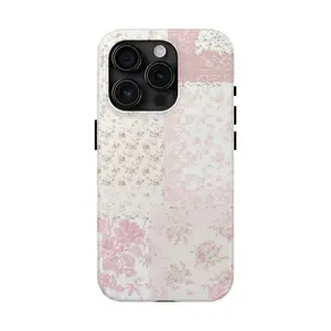 BLUSHING QUILT Phone Case - Case for iP 8, X, 11, 12, 13, 14, 15, 16