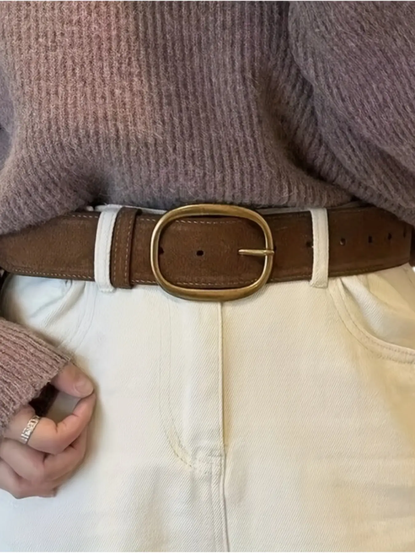 New Women's PU Leather Trendy Belt Perfect for New Year, Boho Style Casual Versatile Waistband for Daily Life, Commuting, Leisure, Sports, Outdoor Activities
