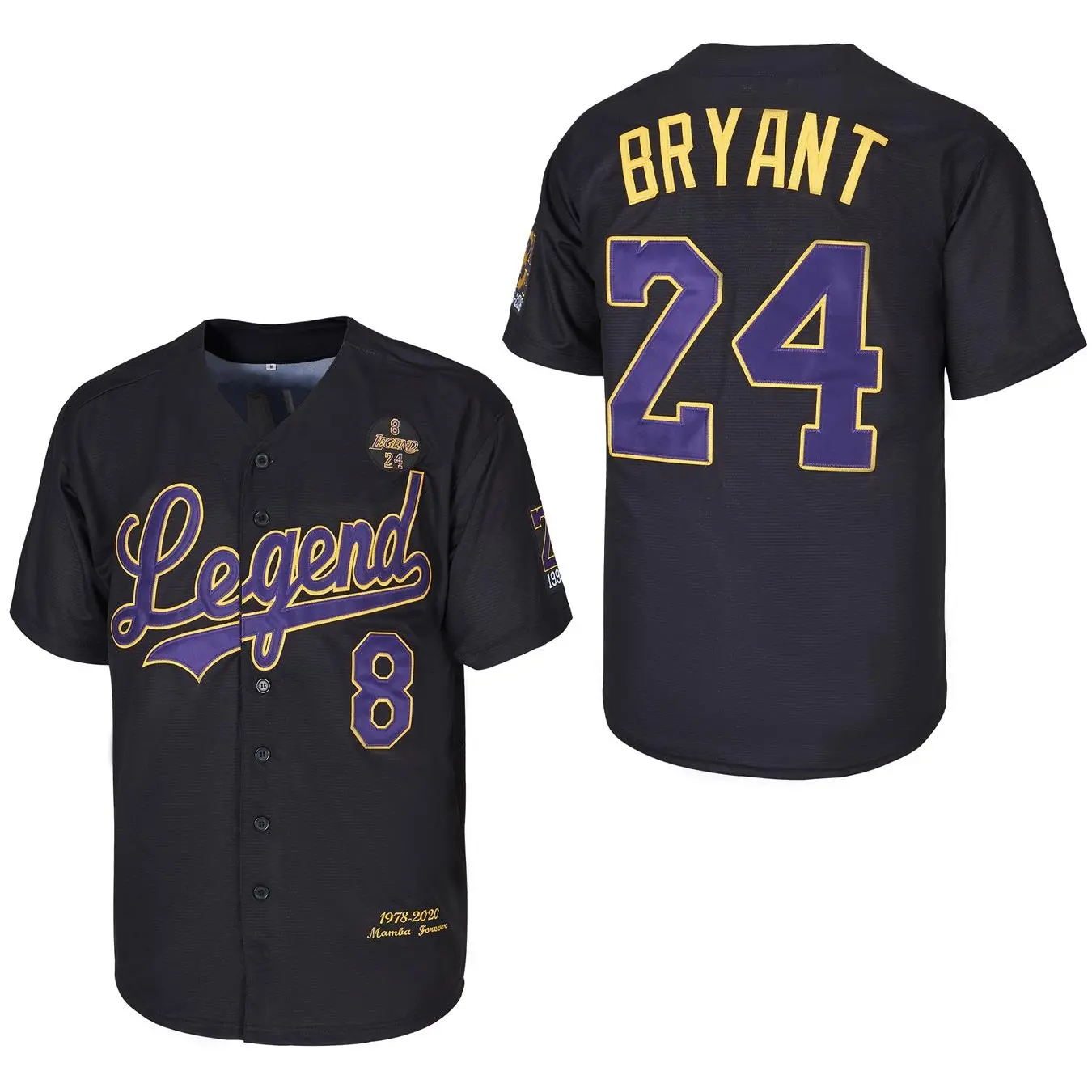 Men's Legend Forever 1996-2016 Fashion Bryant Baseball Jersey Embroidery