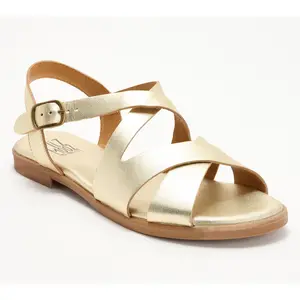 Miz Mooz Leather Crossover Sandals - Lilium