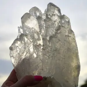 RAW Nicia SELENITE Towers From Mexico - Huge Crystal Castles -  From the Cave of Giants ~ Clear Selenite - Fishtail ~ Many Sizes