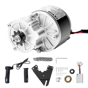 VEVOR 250W Electric Powerful DC Motor Kit - 24V 2700rpm Brushed Motor with Upgraded Speed Controller, Throttle Grip Kit for Go Karts E-Bike Motorcycle Scooter