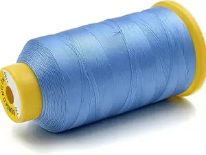 1500 Yards Bonded Nylon Heavy Duty Thread # 69 T70 Size 210D/3 for Sewing Leather;Weaving Hair;Upholstery and Beading Color Sky Blue