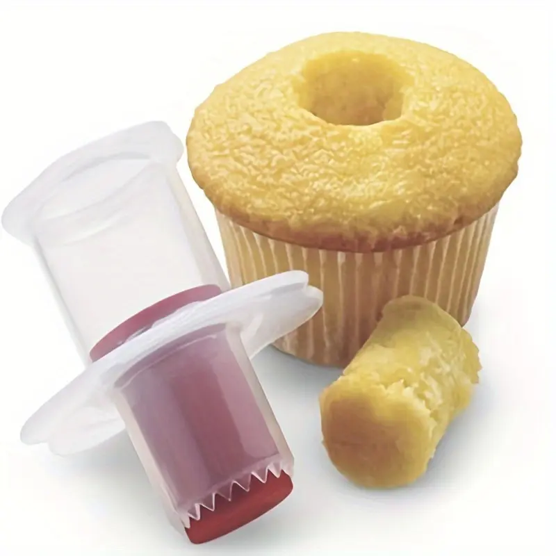 1pc Reusable Cupcake Corer & Filler Tool - Effortless Baking Magic for Delicious Center Filled Treats - Durable Kitchen Must-Have Baking Tools for Baking Enthusiasts