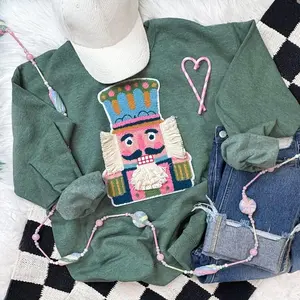 Yarn and Chenille Nutcracker Patch
