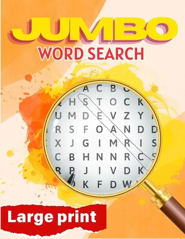 Jumbo Word Search Large Print: Word Search Puzzle Book, Multi Theme Word Searches for Adults by Laura Bidden (Paperback)