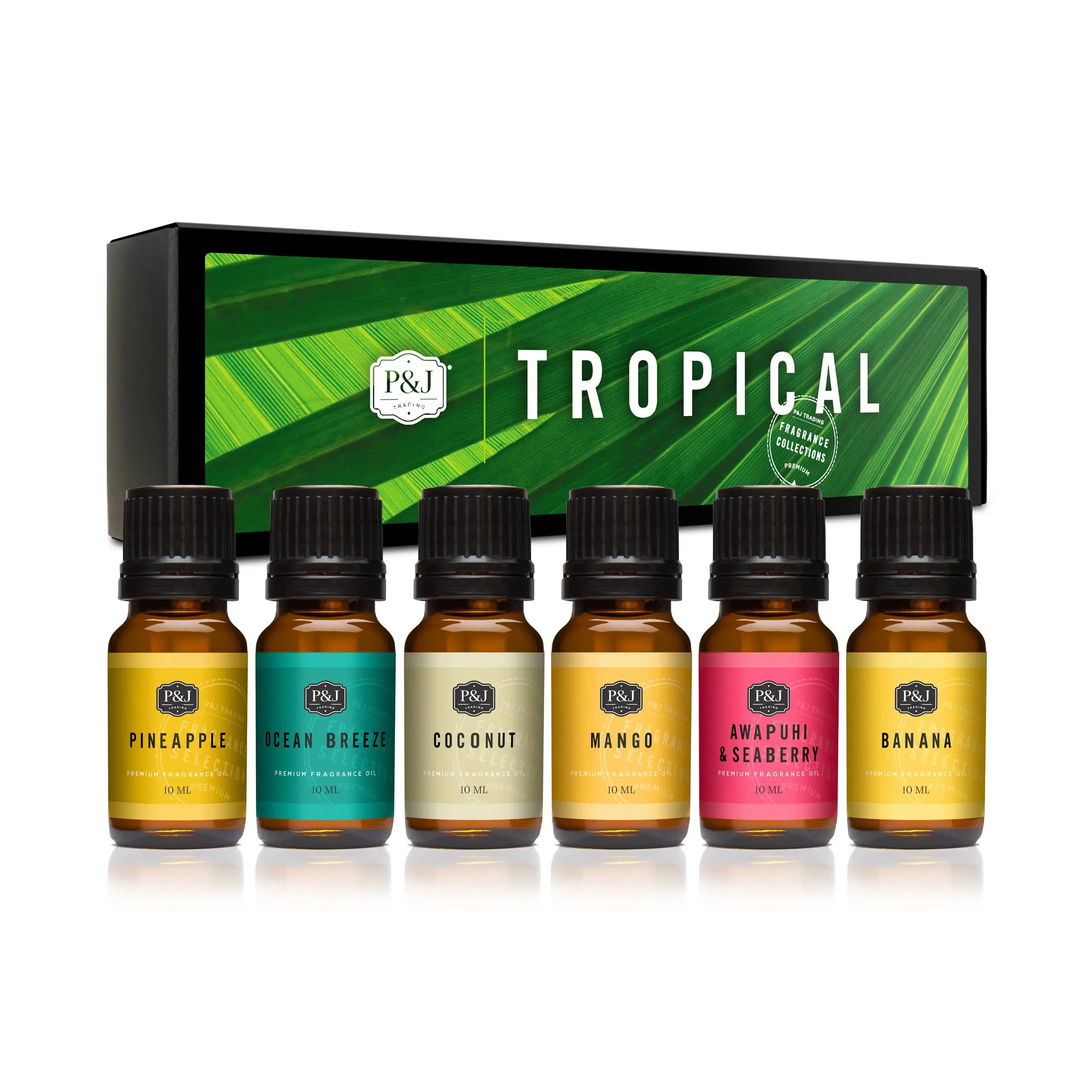 Tropical Set of 6 Fragrance Oils 10ml