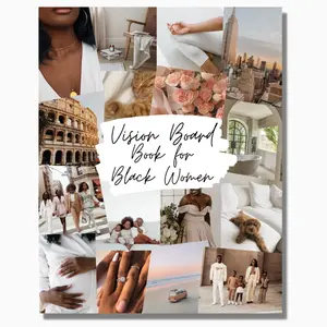 Lamare Vision Board Book & Clip Art for Black Women – Manifestation, Visualization & Inspiration Kit