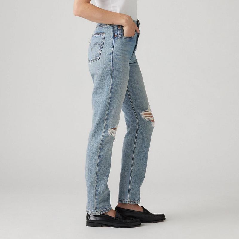Levi's Women's High-Rise 501 Jeans - Plan to Stay 31: Straight Fit, Midweight Denim, Fly Button Closure