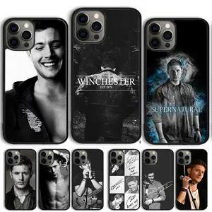 Supernatural Jensen Ackles Phone Case For iPhone 17 16 15 14 13 12 11 Pro Max Plus Black Cover