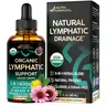 NUTRAHARMONY USDA Organic Lymphatic Drainage Supplement with Echinacea | Elderberry | Dandelion | Rosehip | Cleavers | Calendula | Burdock - Lymph System Drops