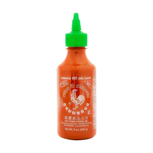 Huy Fong Foods Sriracha Hot Chili Sauce 225g - Sweet & Spicy Flavor, Low Fat, Low Calorie Dipping Sauce
