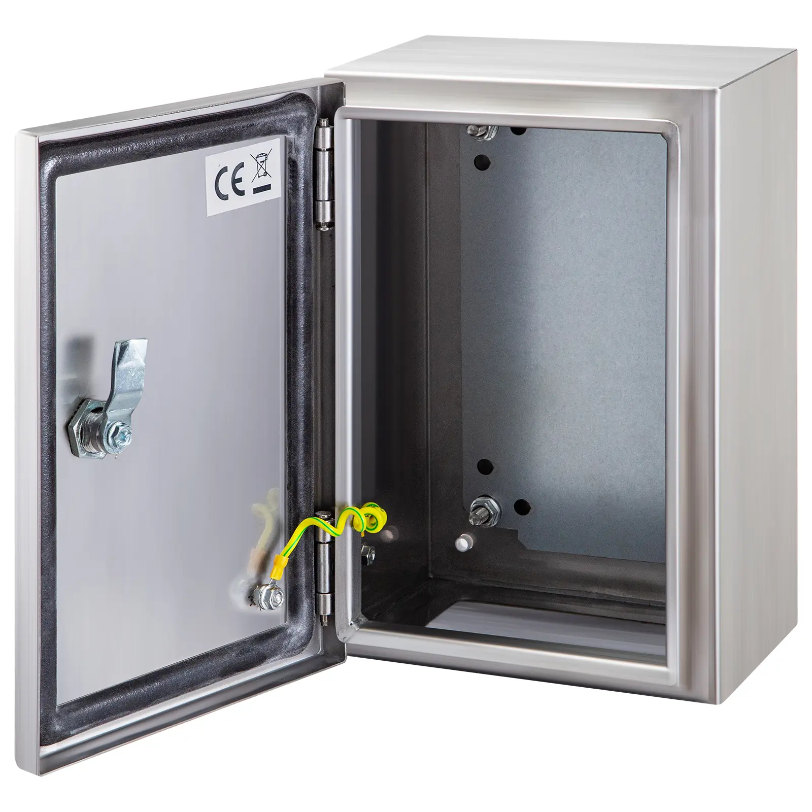 【Summerfinds】VEVOR NEMA 4X Stainless Steel Security Lock Box, 16x12x8 in IP66 Rated Waterproof Dustproof Electrical Junction Box with Wall Mounting Plate for Indoor-Outdoor Use