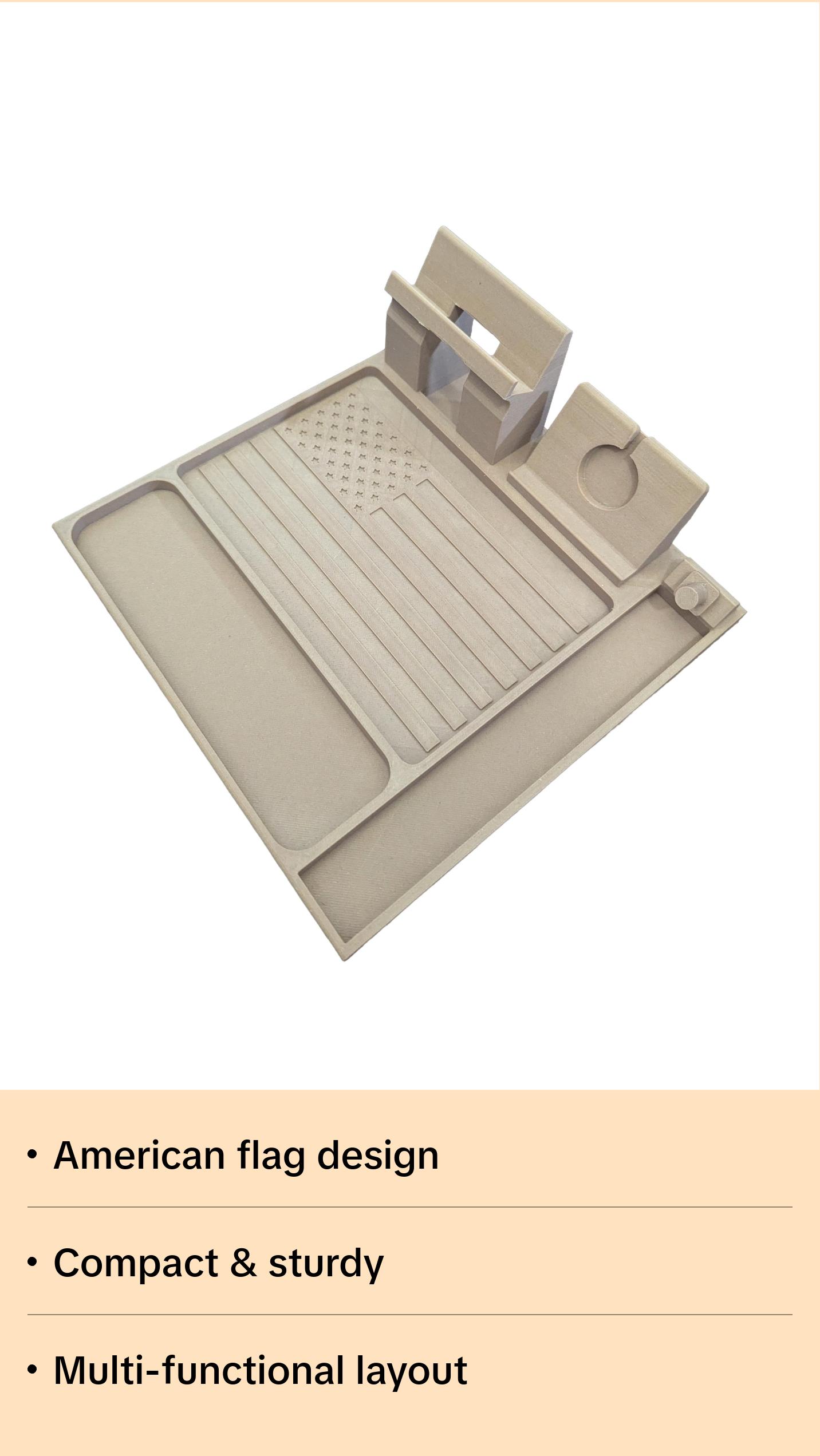 Tactical Docking Station Tray Organizer