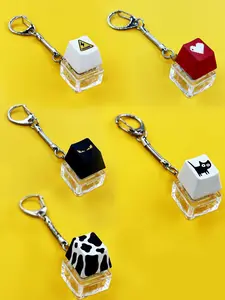 1pc Mechanical Keyboard Button Keychain, Fidget Key Cap Pendant, Relax Charm, , Keys Accessories, Finger Key Cap