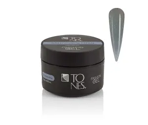 Tones Fashion Gel: Shimmery Gray - 1.89 fl oz / 56 mL Great for Long-Lasting Durable Nails, Polygel