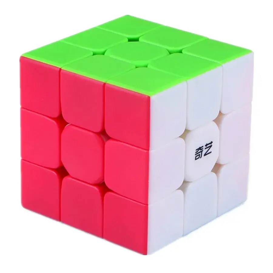 Qiyi Warrior S 3X3X3 Magic Cube Stickerless Speed Cubo Magico Beginner Entry Games Children'S Educational Toy 3 by 3 Speed Cube