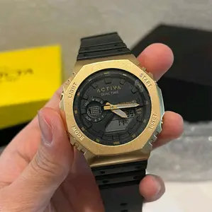 Invicta Activa Recon X Invicta Digital Unisex Watch 45.5mm Black with Gold Accents and Sleek Design