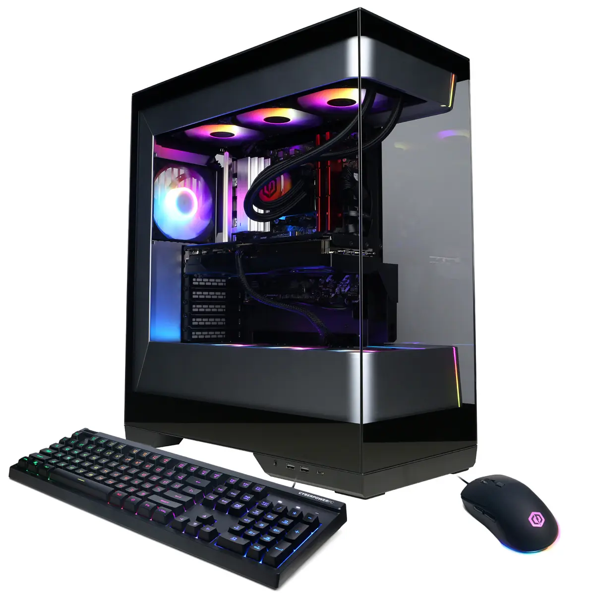CyberPowerPC Gamer Supreme Liquid Cooled Gaming Desktop Computer, Intel Core Ultra 7 270K Plus 3.7GHz, 32GB RAM, 2TB SSD, NVIDIA GeForce RTX 5080 16GB, Windows 11 Home, Black