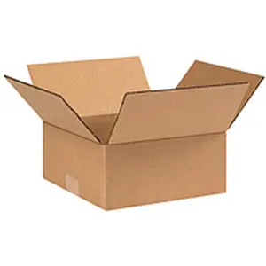 Box Partners 24247 24 in. x 24 in. x 7 in. Flat Corrugated Boxes- 10