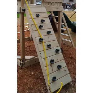 Wooden Climbing Wall Assembly