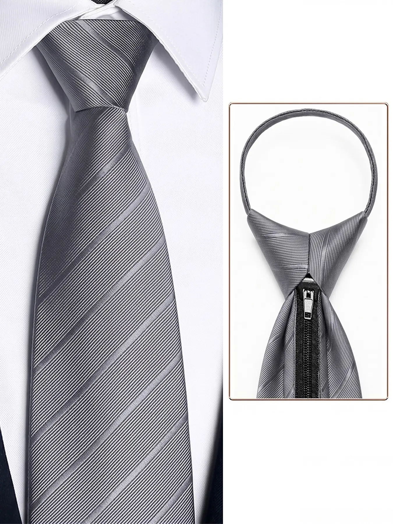 Men's 1200 Needles Polyester Tie, Classic High-End Retro Business Tie, Suitable for Work, Interview, Party, Wedding, Navy, Maroon, Neck Tie