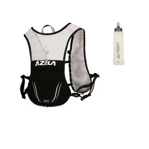 Azela Unisex Running Vest Hydration Pack, 5L Lightweight Outdoor Trail Backpack, 500ML Water Bottle, Ideal for Marathon, Hiking, Cycling