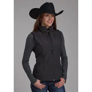 Women's Roper Heathered Charcoal Soft Shell Vest