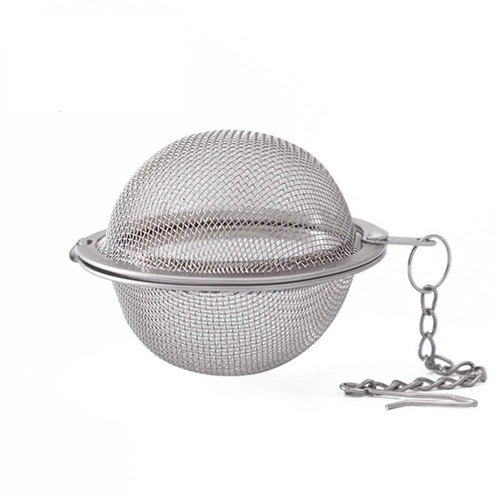 Stainless Steel Spice Strainer, Tea Infuser with Chain, Summer Essentials Tea Filter for Kitchen, Kitchen Gadgets, Summer for Gift, Kitchen Accessorie